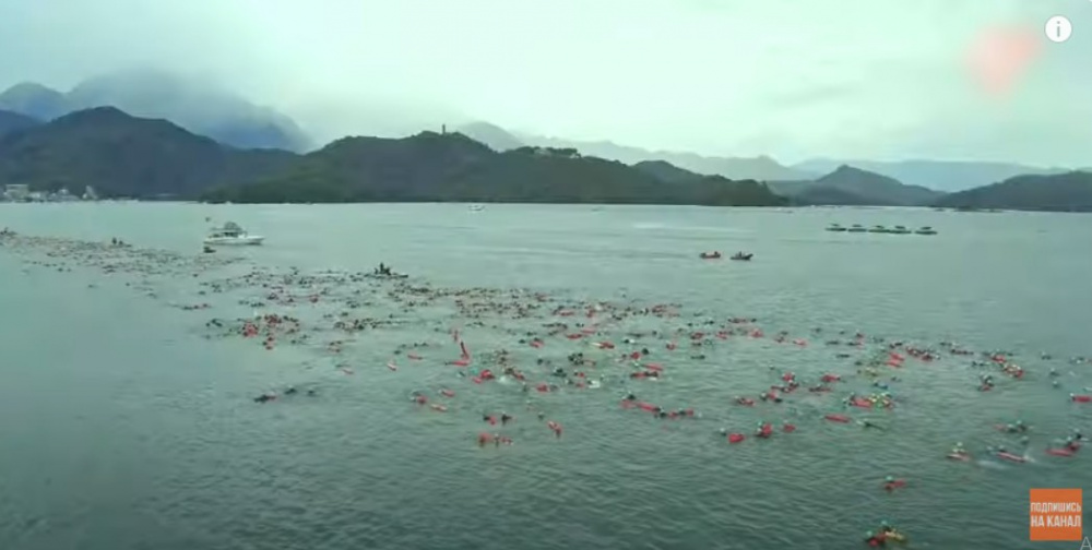 Крупнейший заплыв в мире на 20 тысяч пловцов — Sun Moon Lake Swim