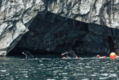 Соревнования на открытой воде Ruskeala Swim Карелия